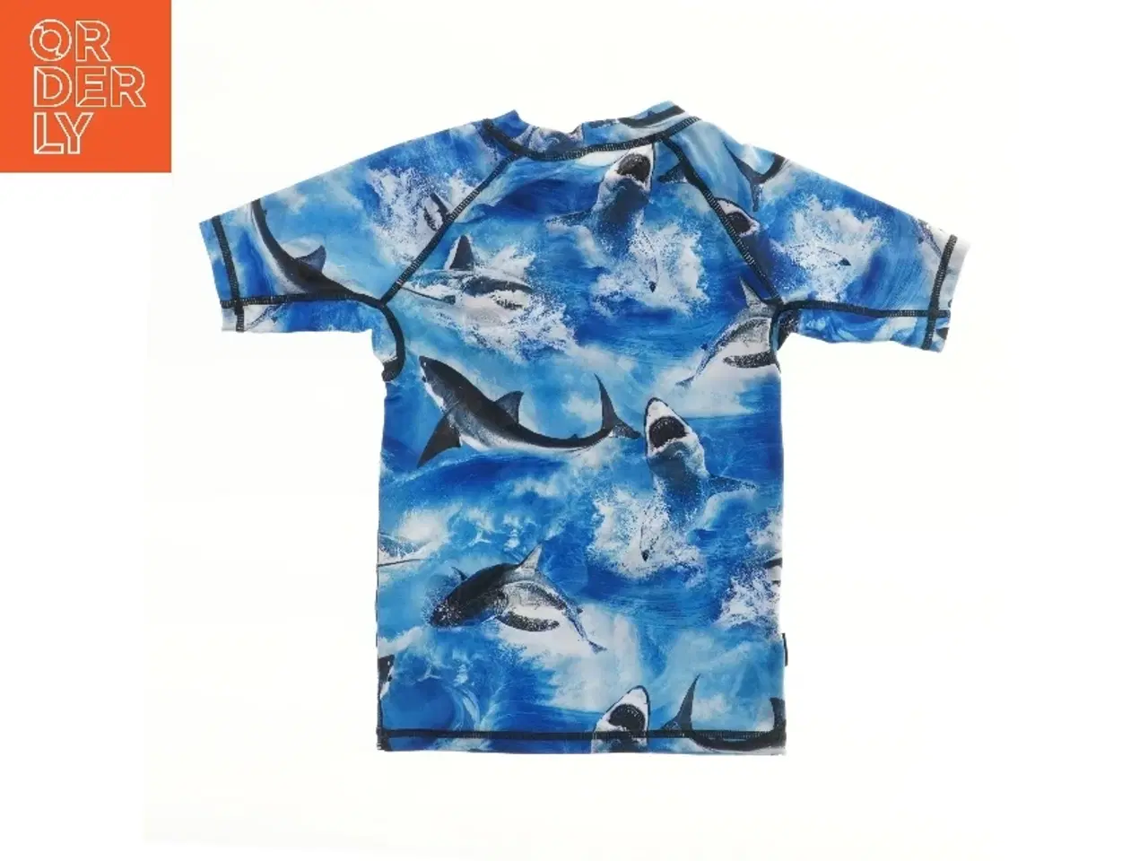 Billede 2 - UV-beskyttende t-shirt med hajer fra Molo (str. 110)