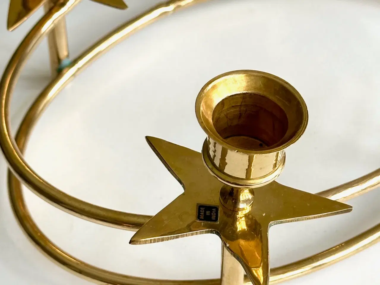 Billede 6 - Adventsstage m stjerner, oval