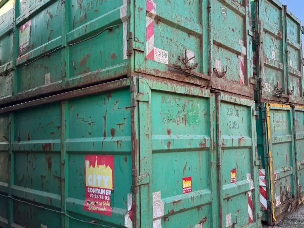 Billede 4 - 6 x 25m3 åbne containerkasser