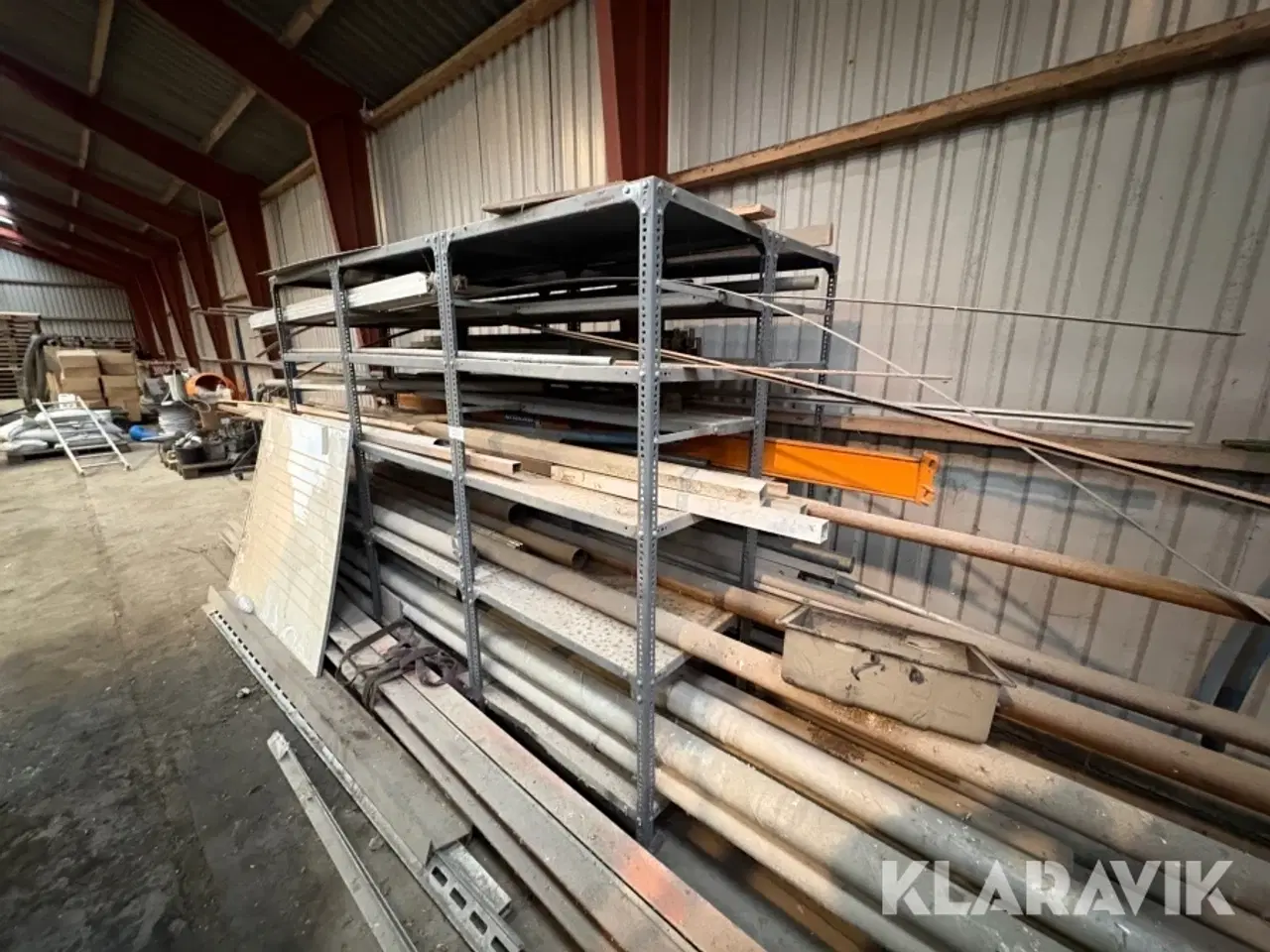 Billede 1 - Stålreoler med indhold 6 styk