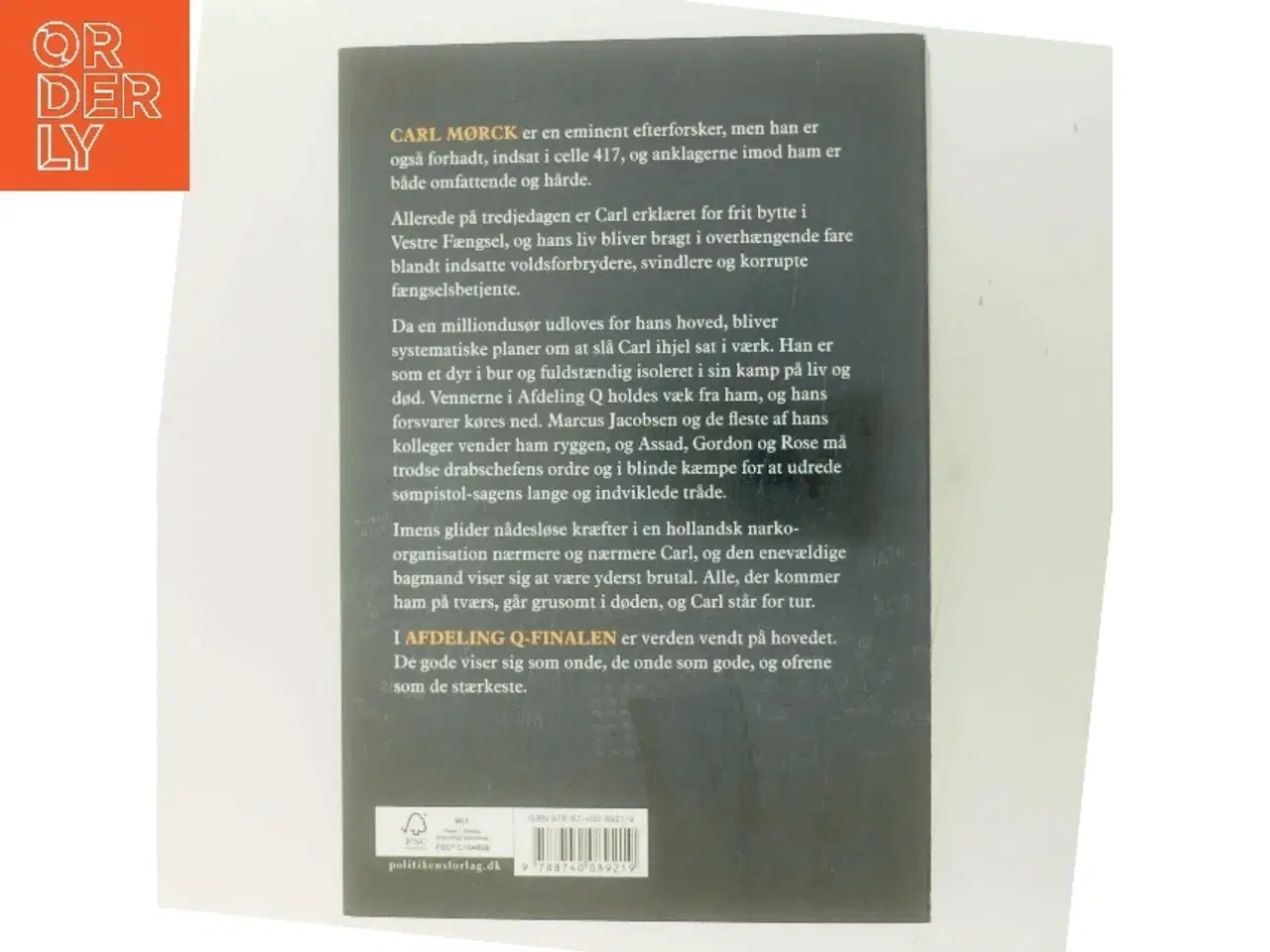 Billede 3 - Syv kvadratmeter med lås : krimithriller af Jussi Adler-Olsen (Bog)