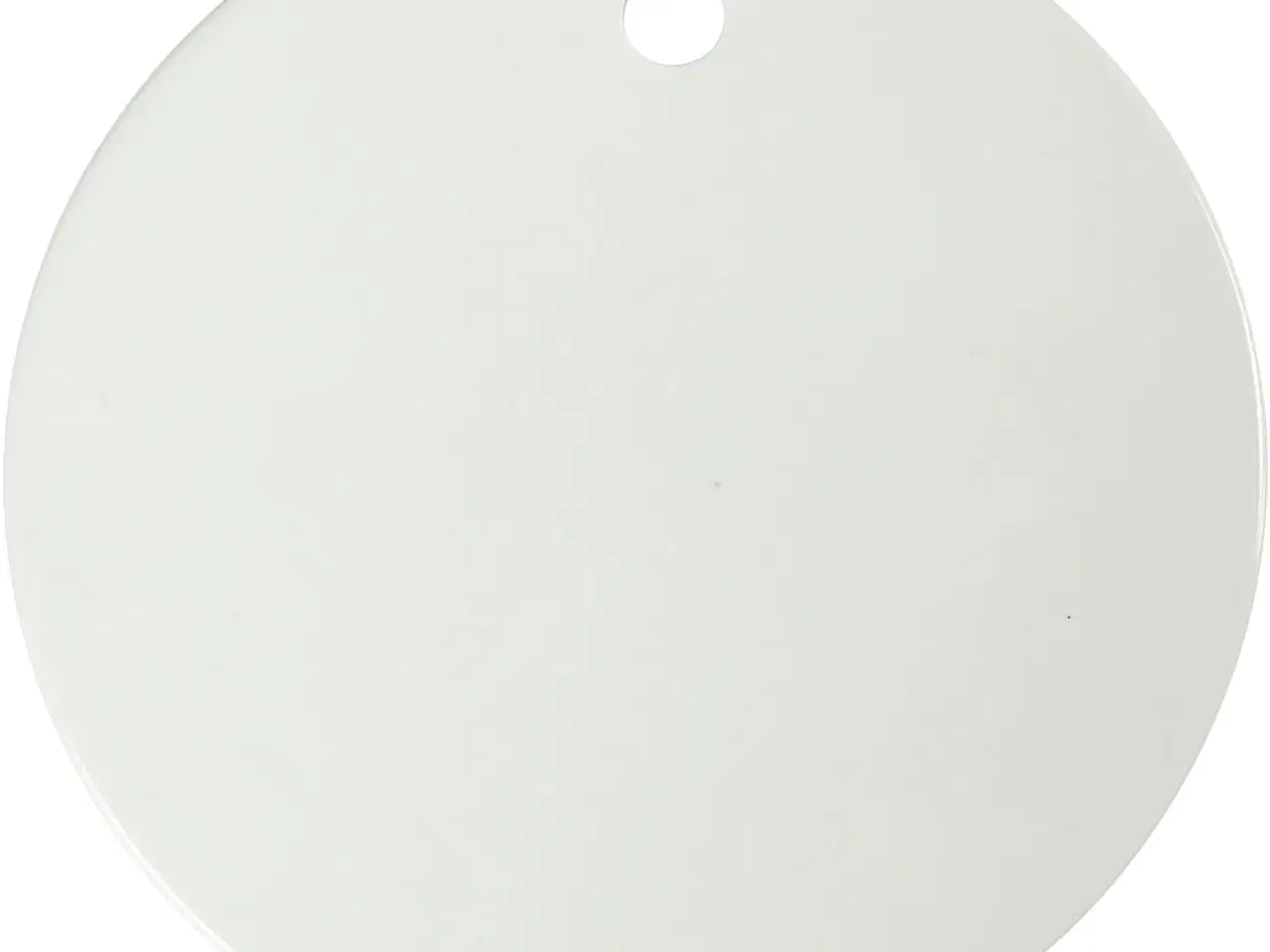 Billede 1 - Elegant Hvid Keramikplade 15 cm - Dekorativ og Stilfuld