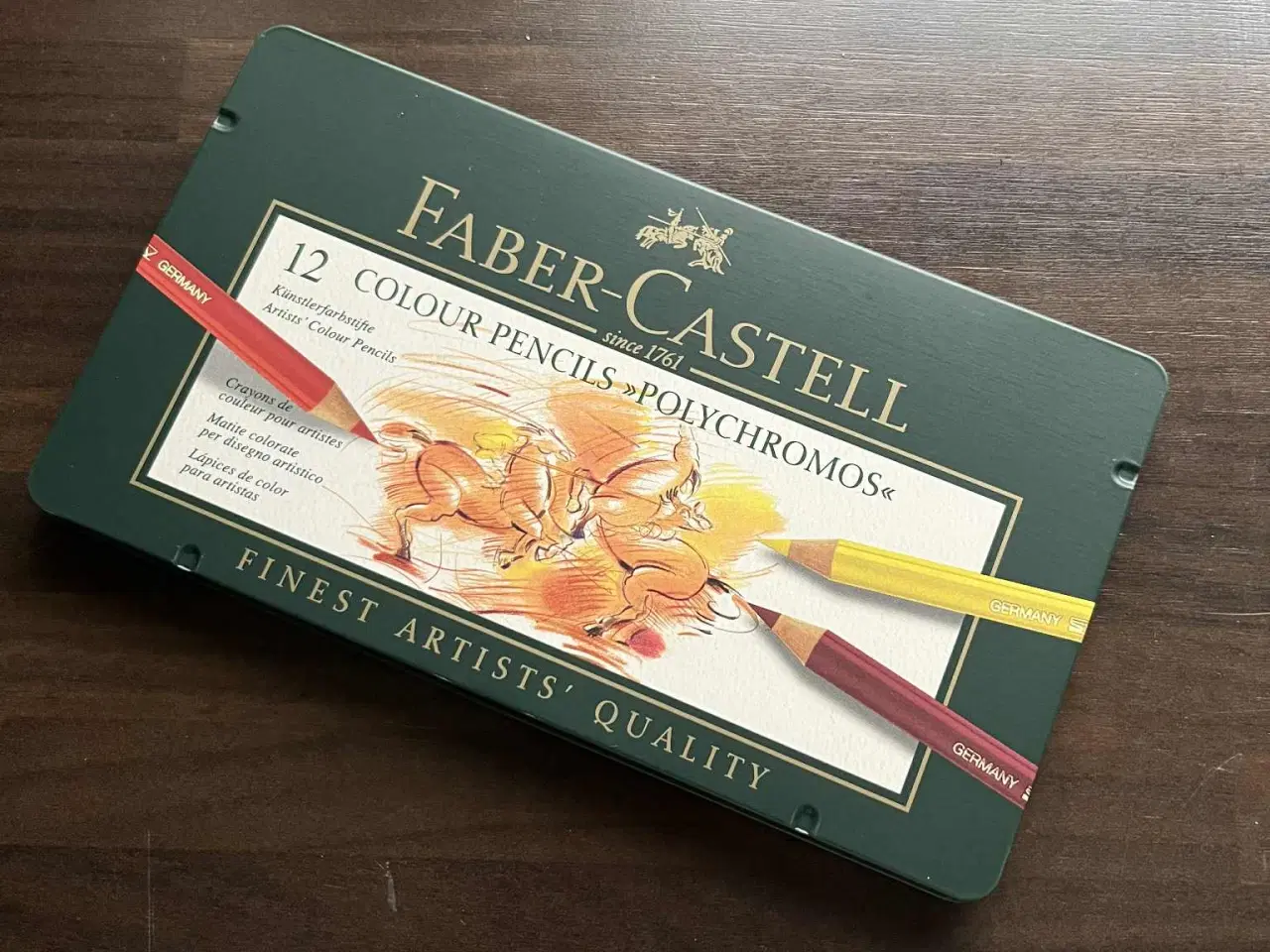 Billede 7 - Ubrugt Faber-Castell kunstnersæt + trææske + Conté