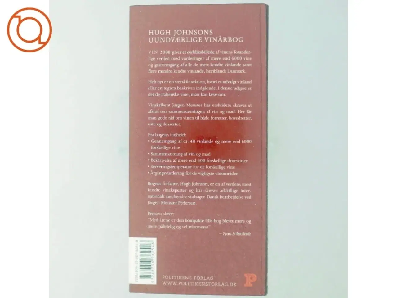 Billede 3 - Vin 2008 fra Politikens Forlag