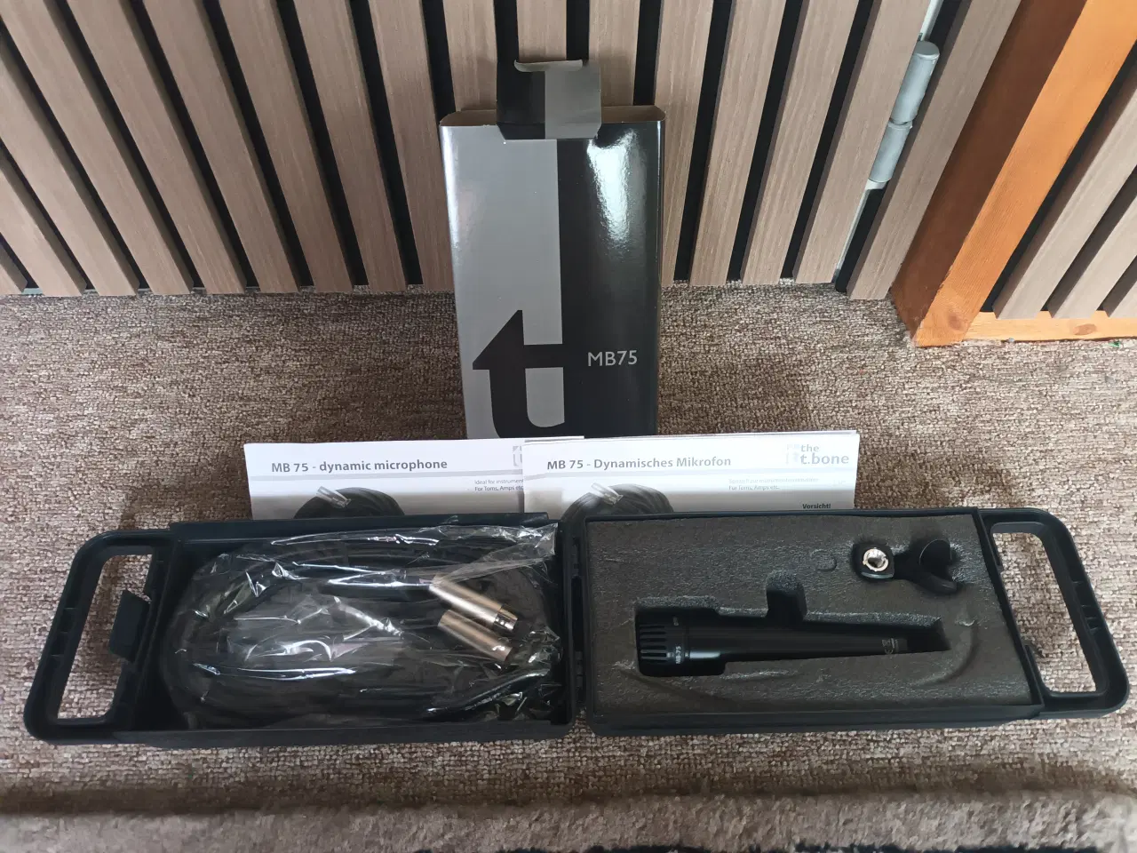 Billede 1 - the t.bone MB 75 Dynamisk mikrofon m/6m kabel