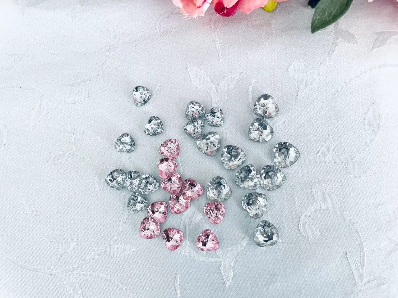 Billede 8 - Blandet hjerte knapper 