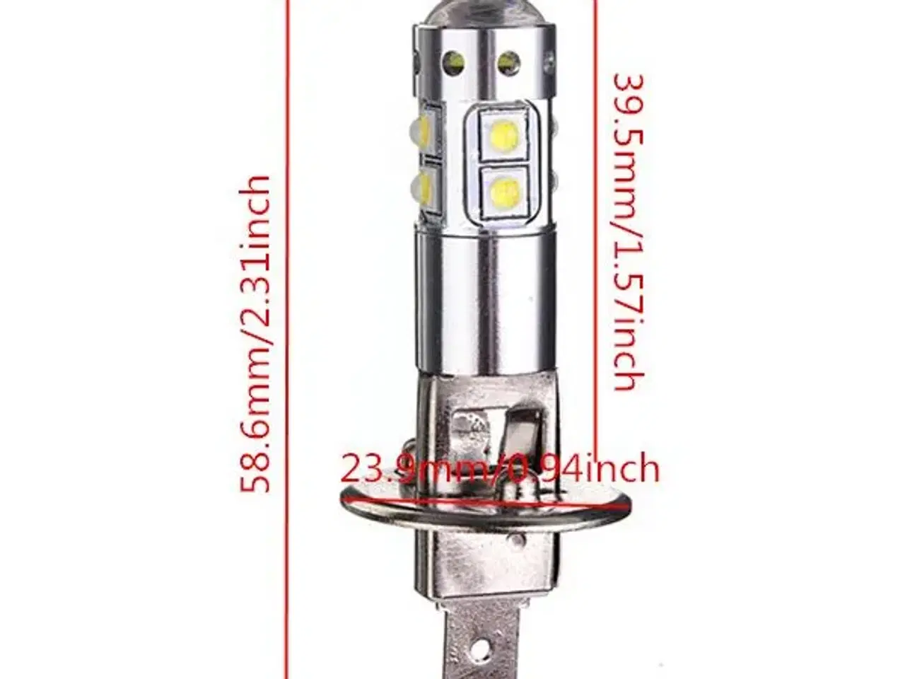 Billede 3 - 2x 50W 10-Led H1