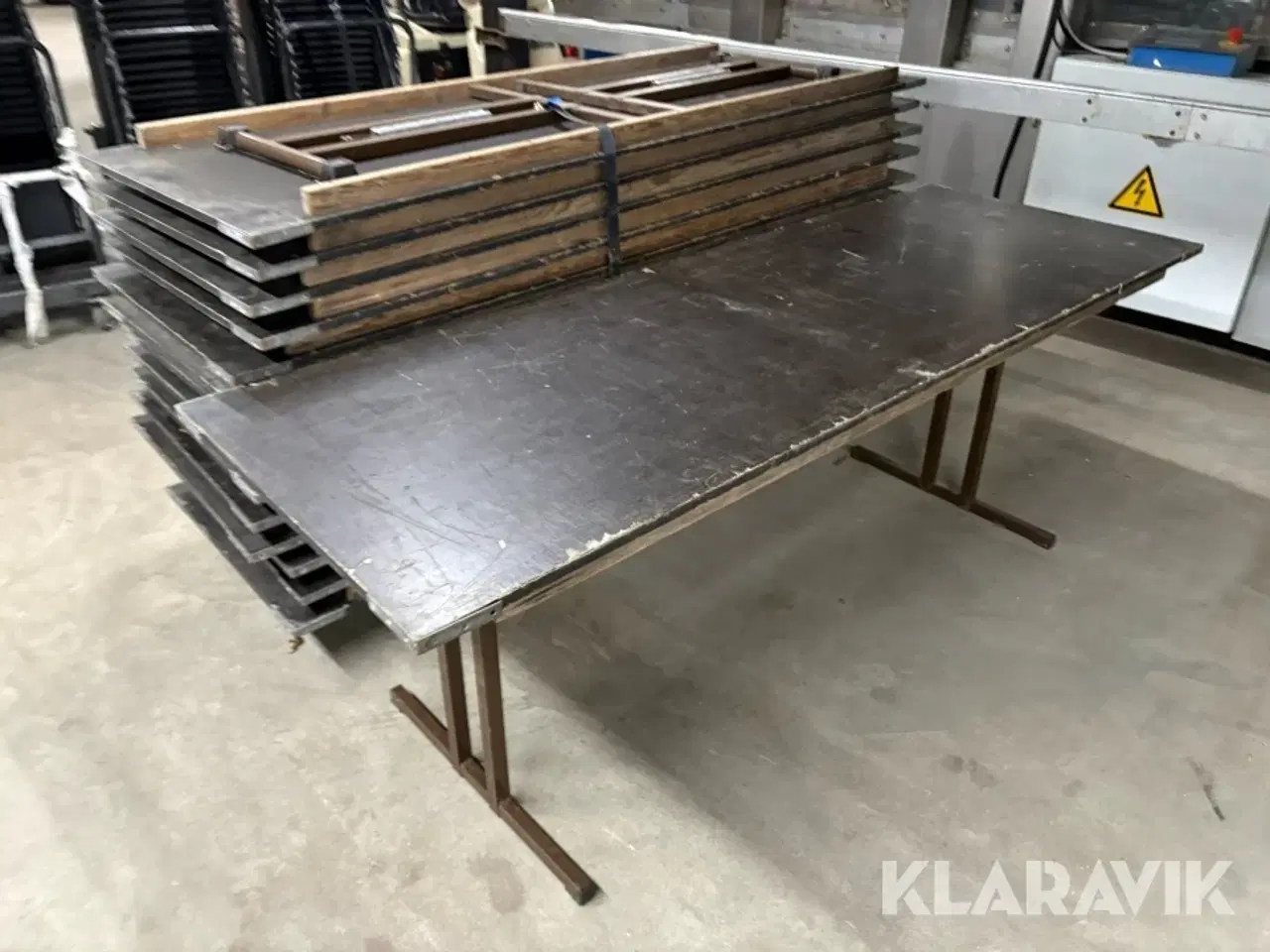 Billede 9 - Klapsammen borde med stole 18styk borde og 88styk stole