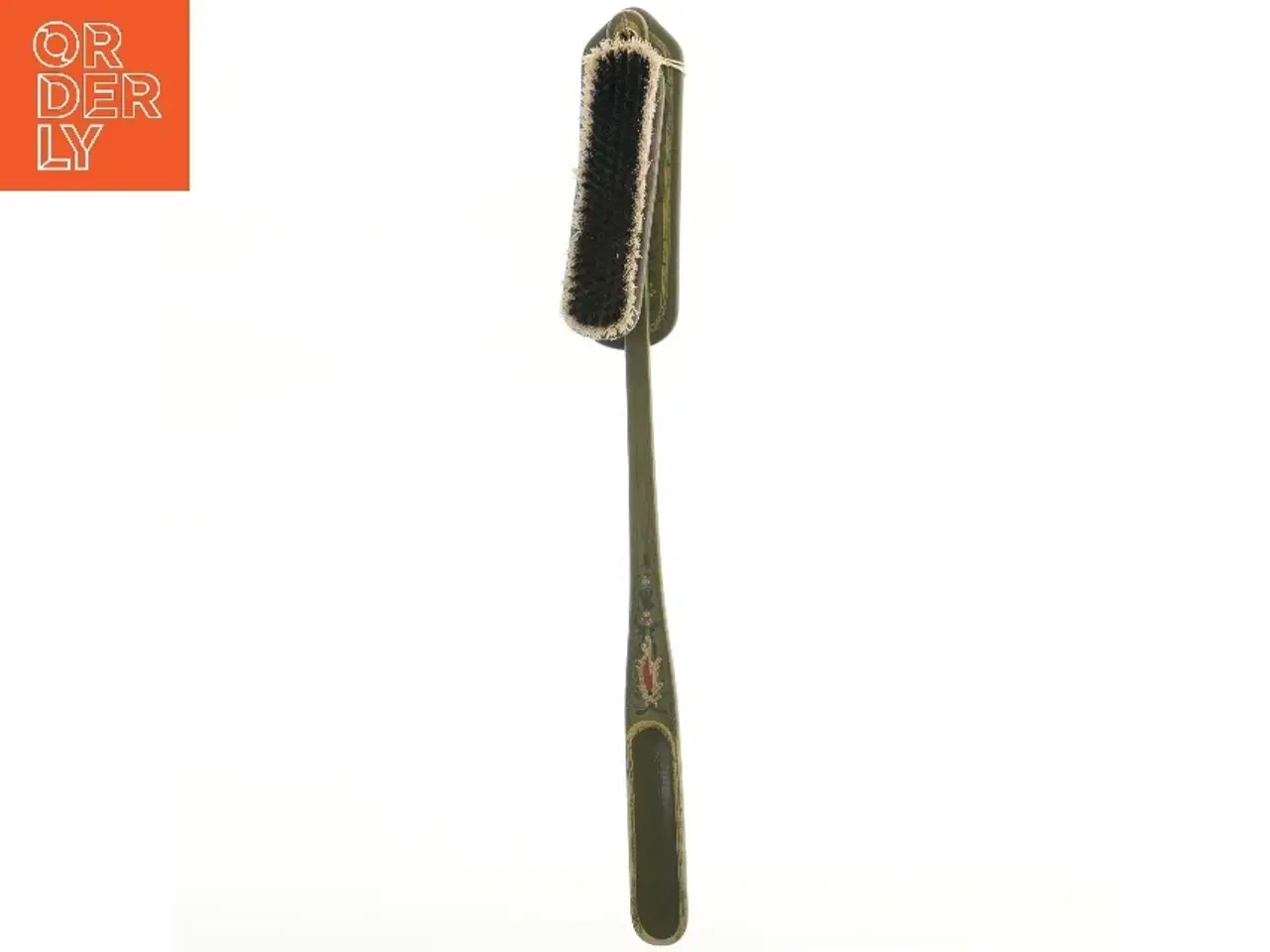 Billede 1 - Vintage skohornsæt med børste med dekoration (str. 60 cm)