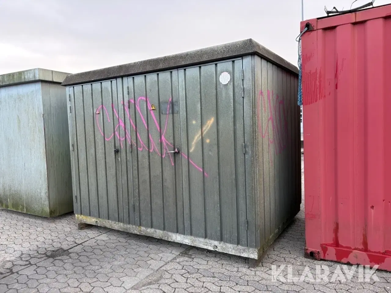 Billede 6 - Opbevaringsskur Priess , med ABB el-skab