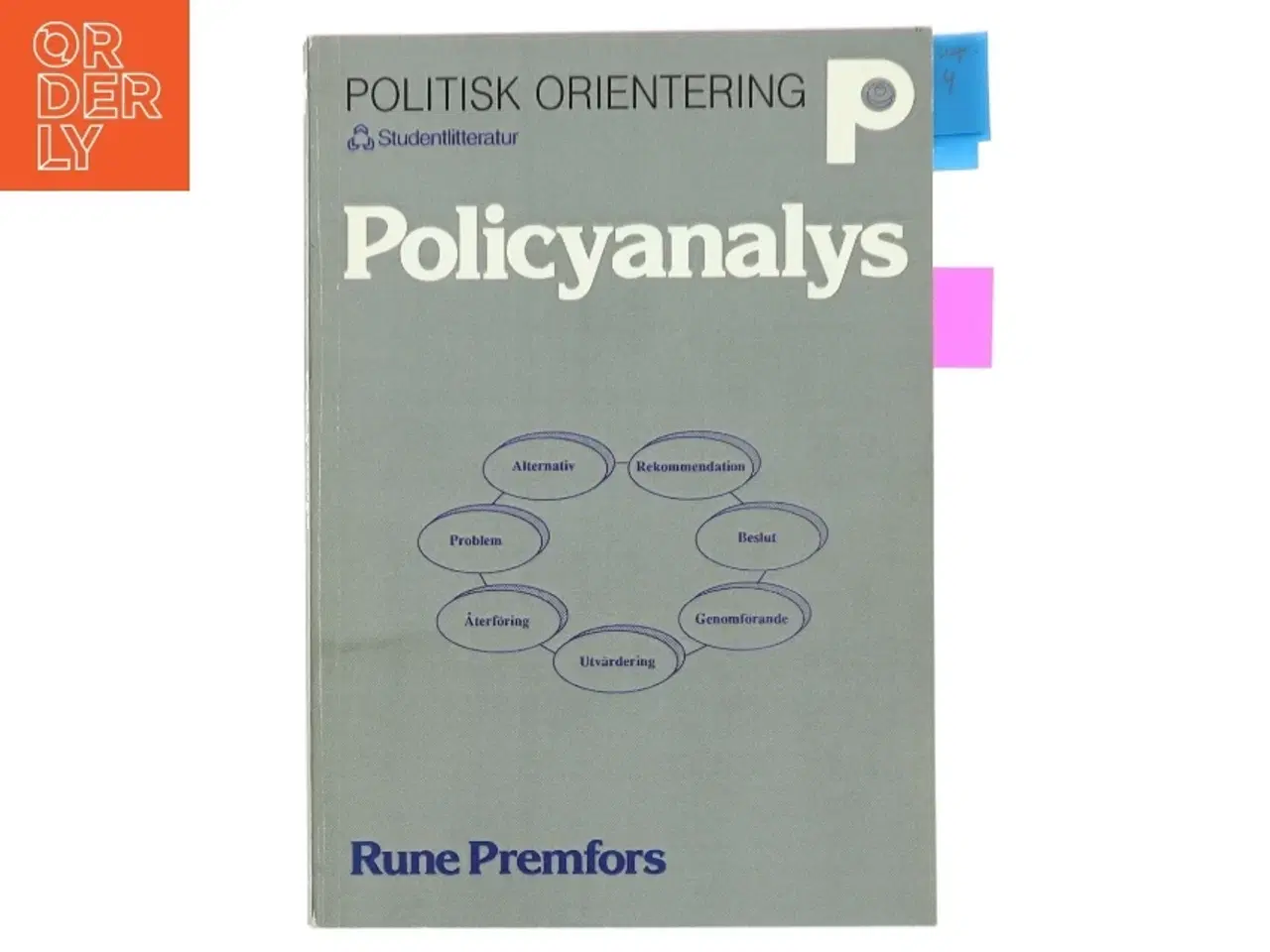 Billede 1 - Policyanalys : kunskap, praktik och etik i offentlig verksamhet af Rune Premfors (Bog)