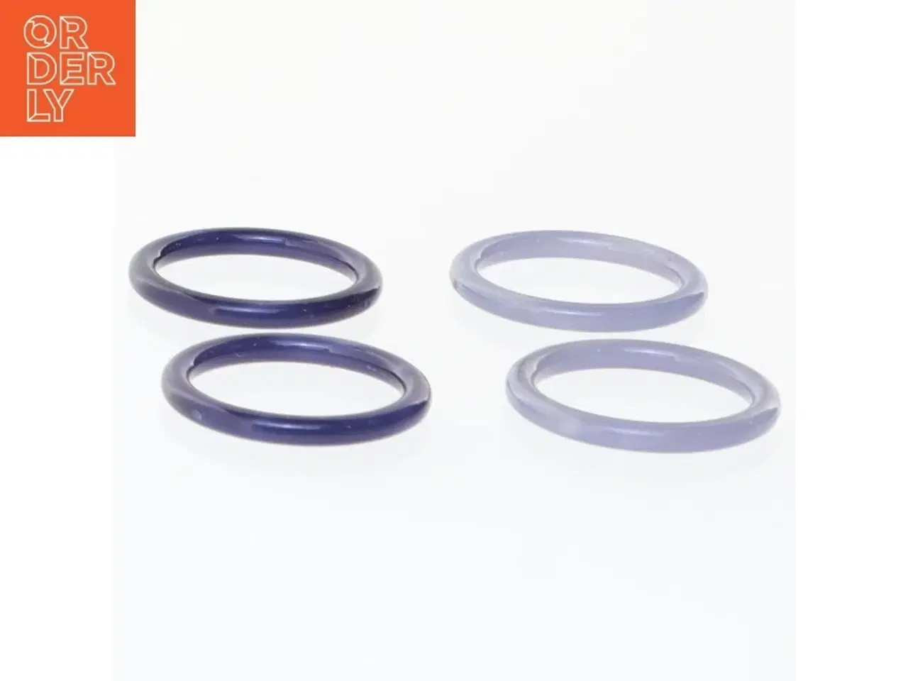 Billede 2 - Sæt af fire fingerringe (str. 50 mm)