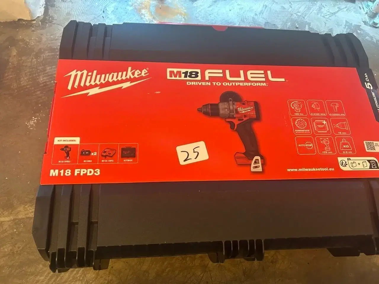 Billede 1 - Milwaukee skruemaskine M18 FPD3