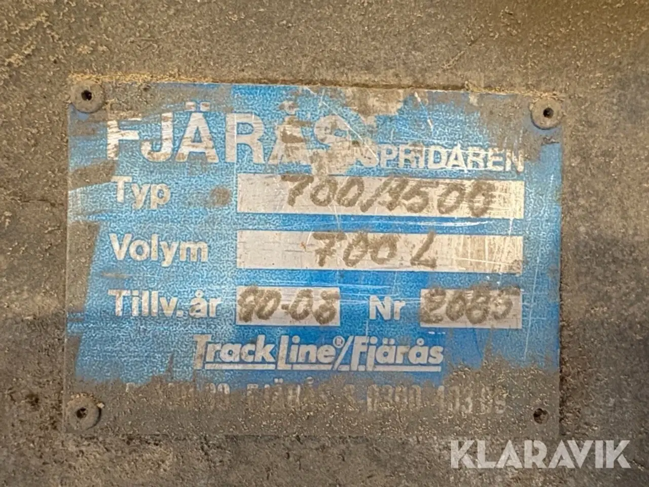 Billede 5 - Sand-/Saltspreder Fjäras 700/1500