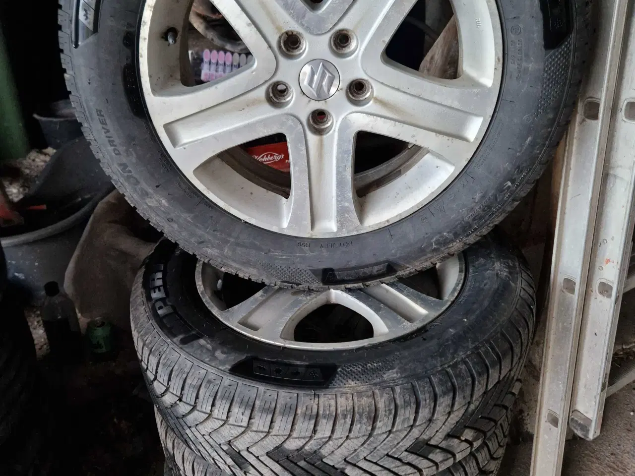 Billede 2 - Alufælge med Helårsdæk