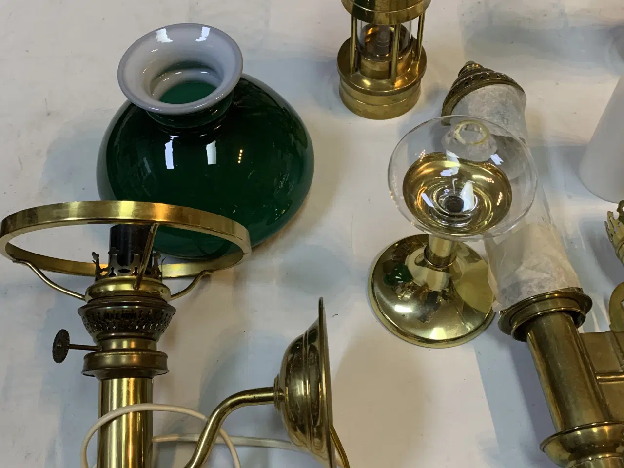 Billede 5 - Diverse messing lamper