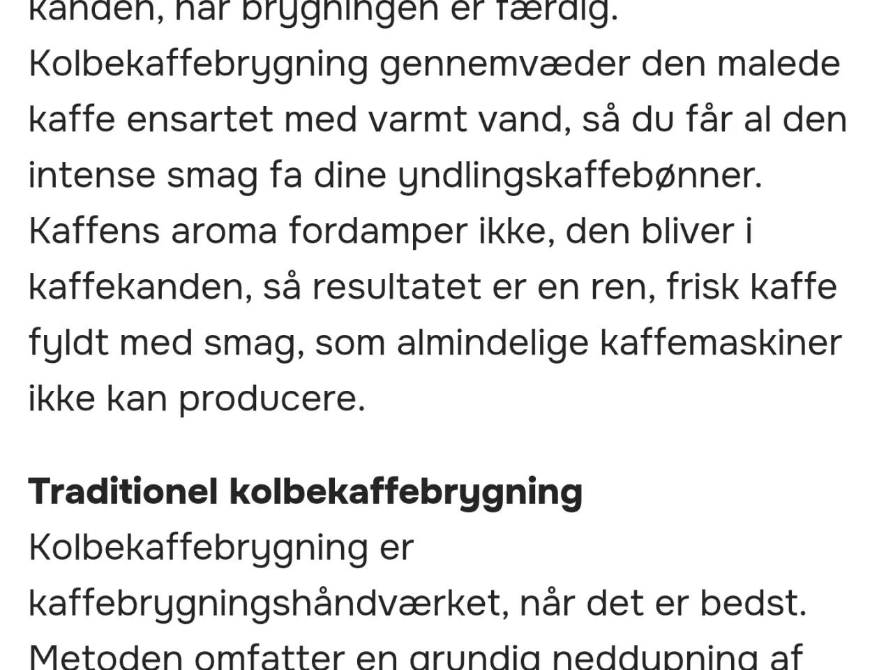 Billede 2 - Kaffemaskine til kolbekaffe