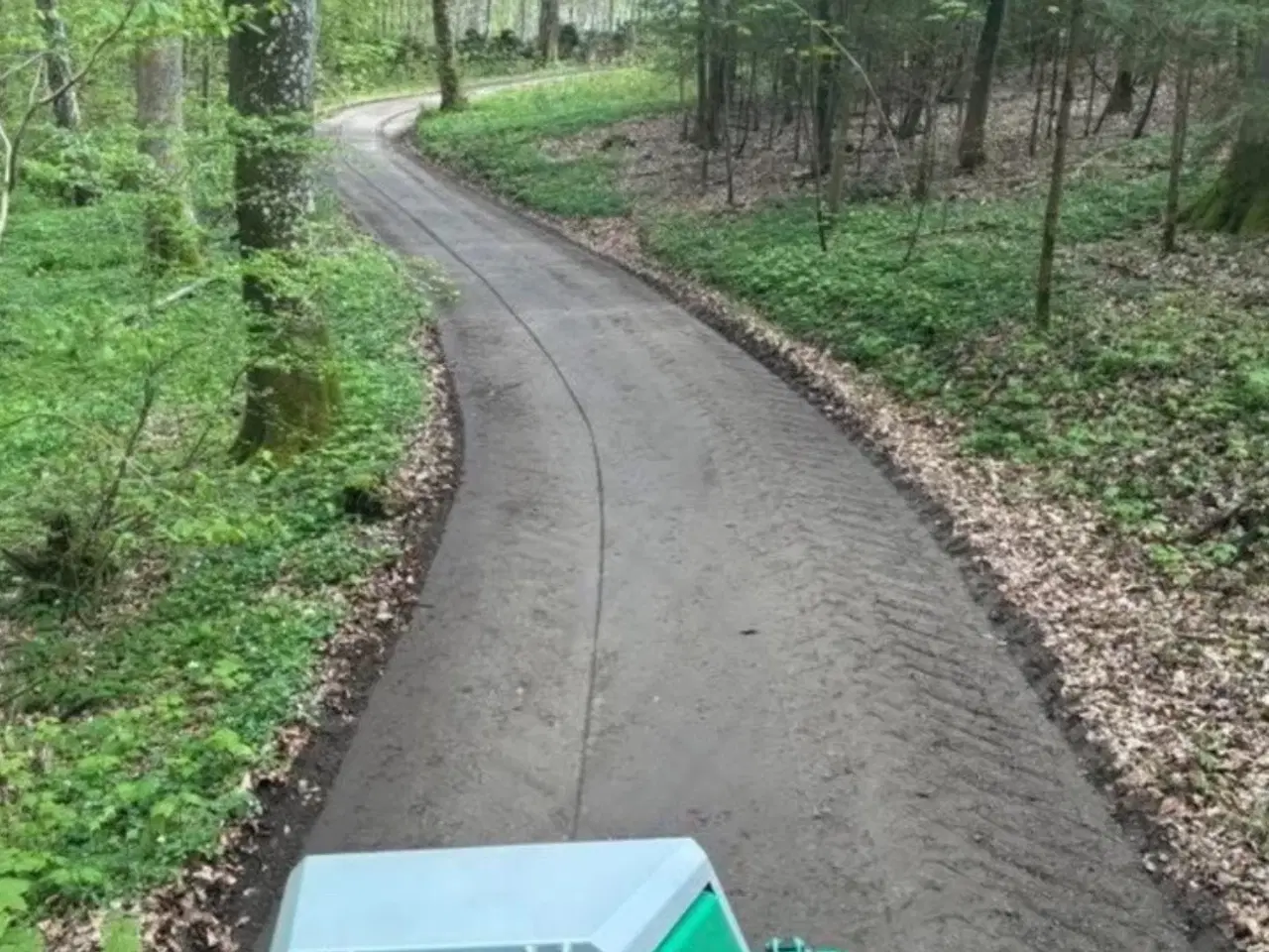 Billede 1 - Afretning af grusveje