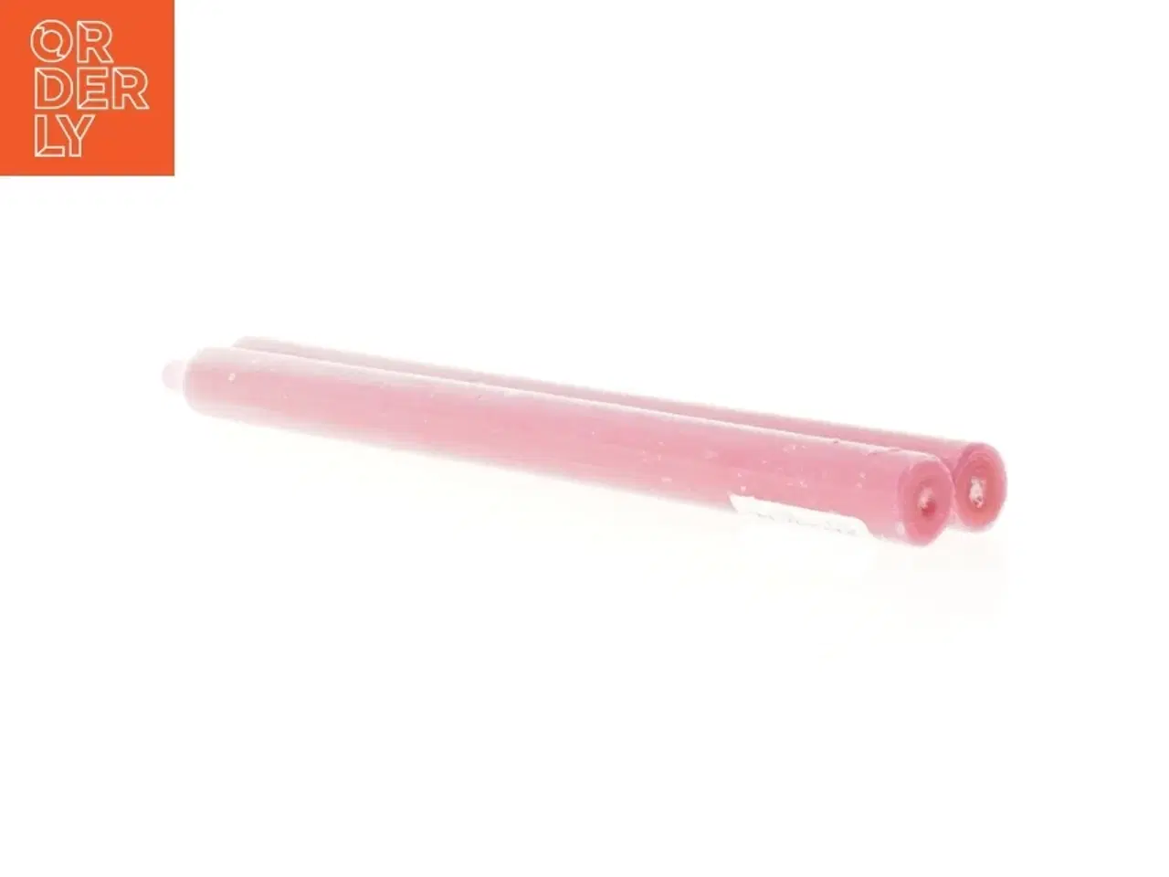 Billede 4 - Lange røde stearinlys (str. 28 cm)