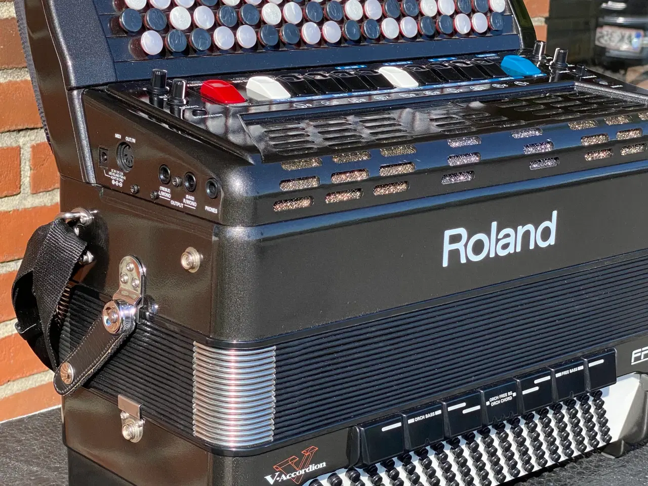 Billede 4 - Roland FR3-sb V-Accordion grå sort knapharmonika 