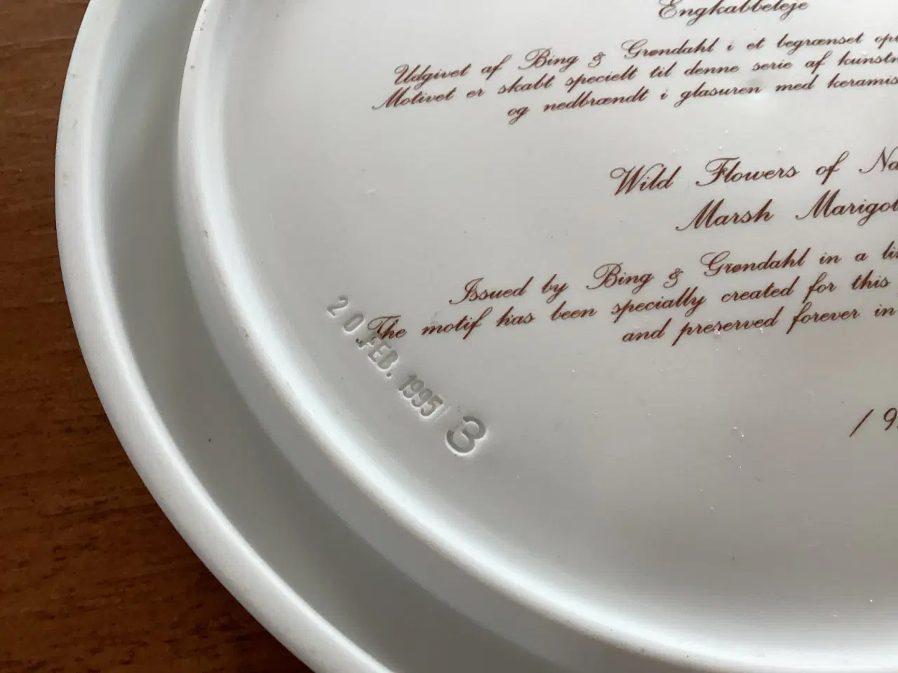 Billede 4 - Bing&Grøndahl “vilde blomster i naturen” nr 3