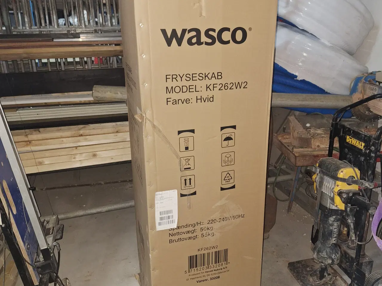 Billede 3 - Wasco Køle/fryseskab KF262W2 