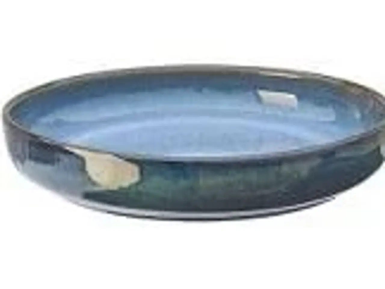 Billede 1 - 6 stk. Tallerken høj kant stentøj ocean 240 mm Rustik