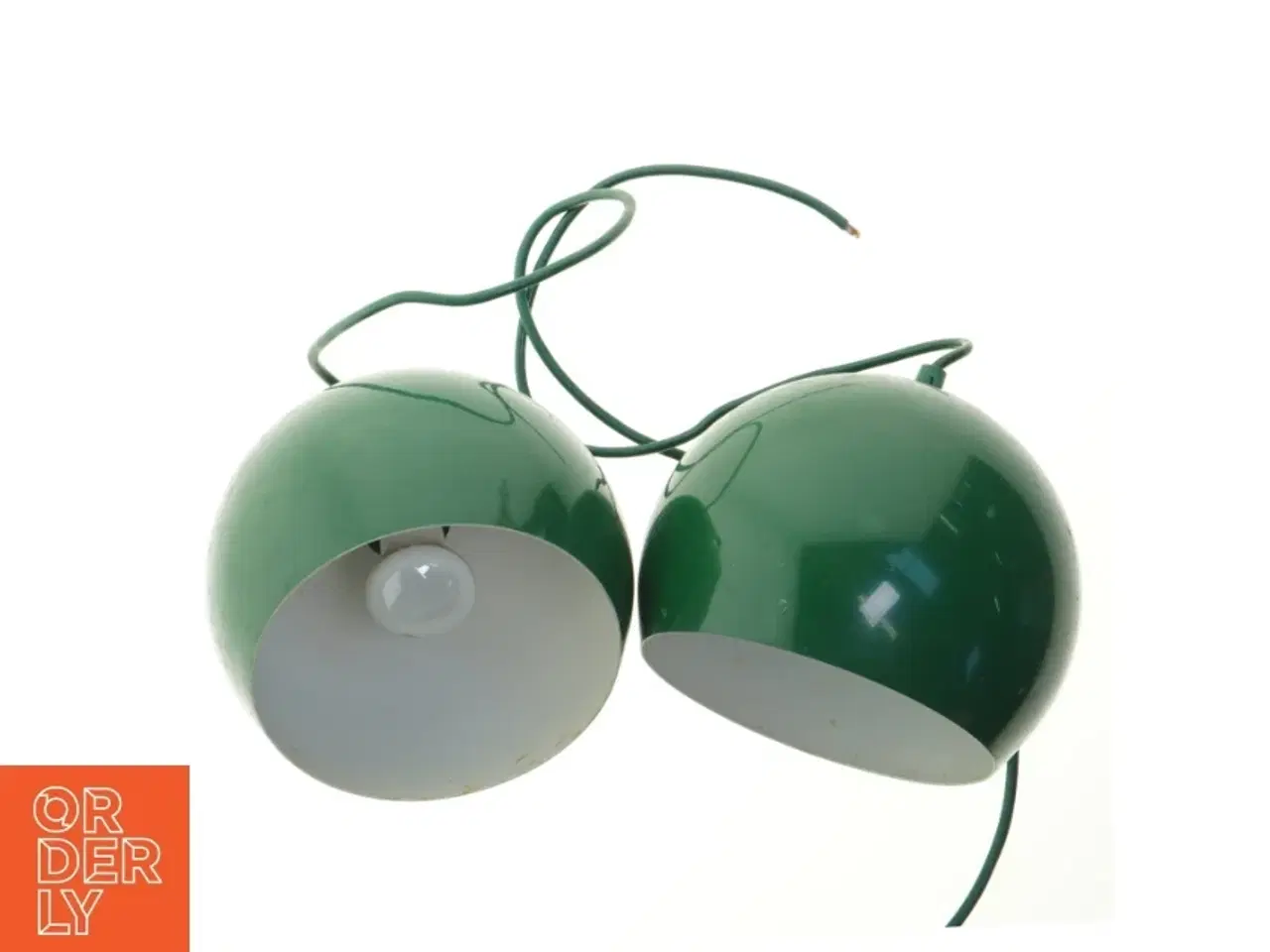Billede 1 - Grøn pendellampe (str. 16 cm)