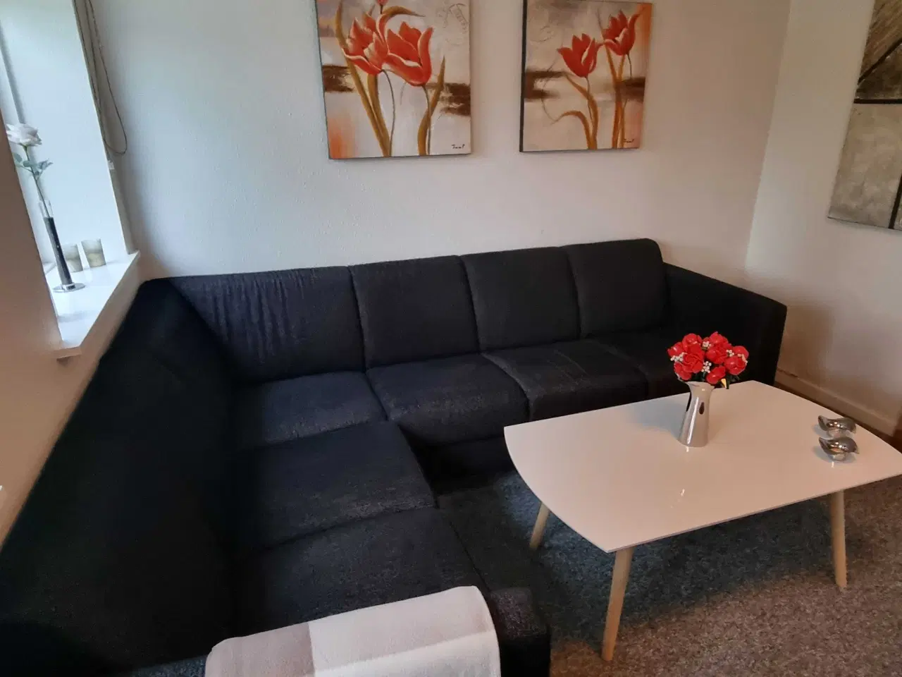 Billede 2 - Hjørnesofa + sofabord