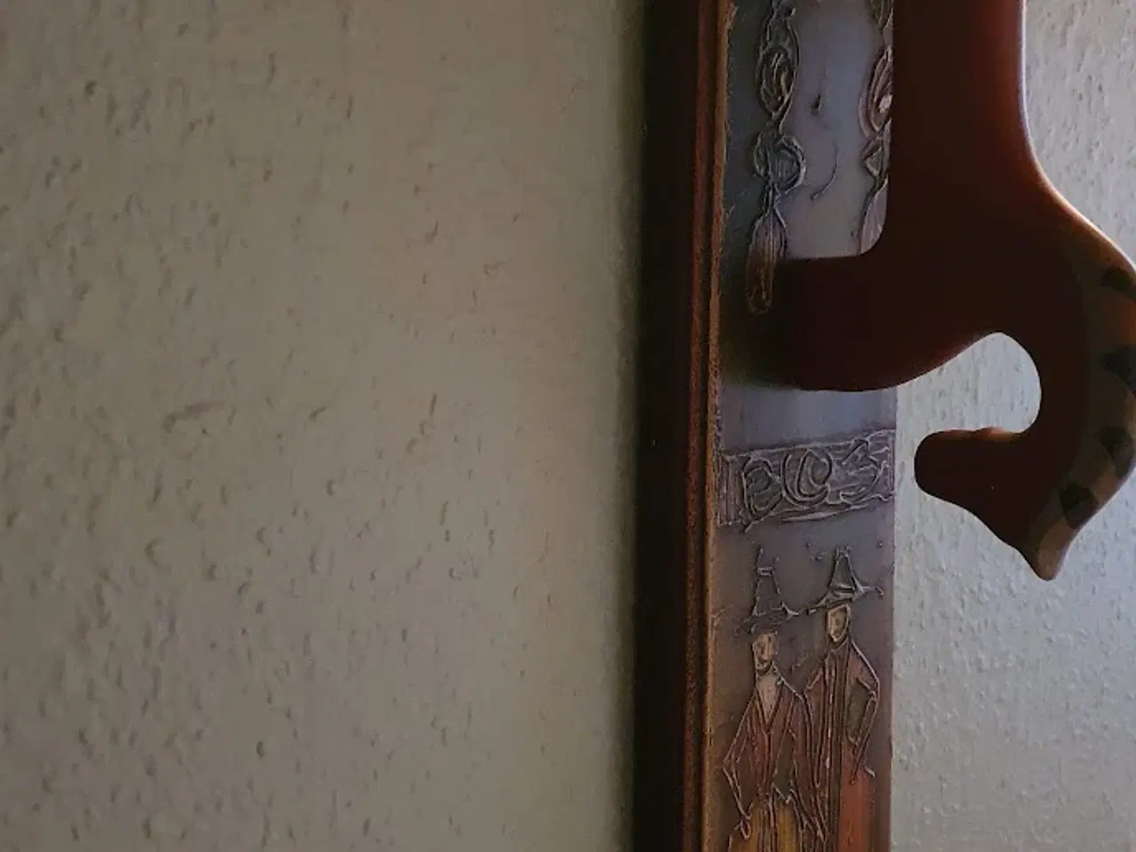 Billede 3 - Manglebræt med greb udformet som en hest - malet