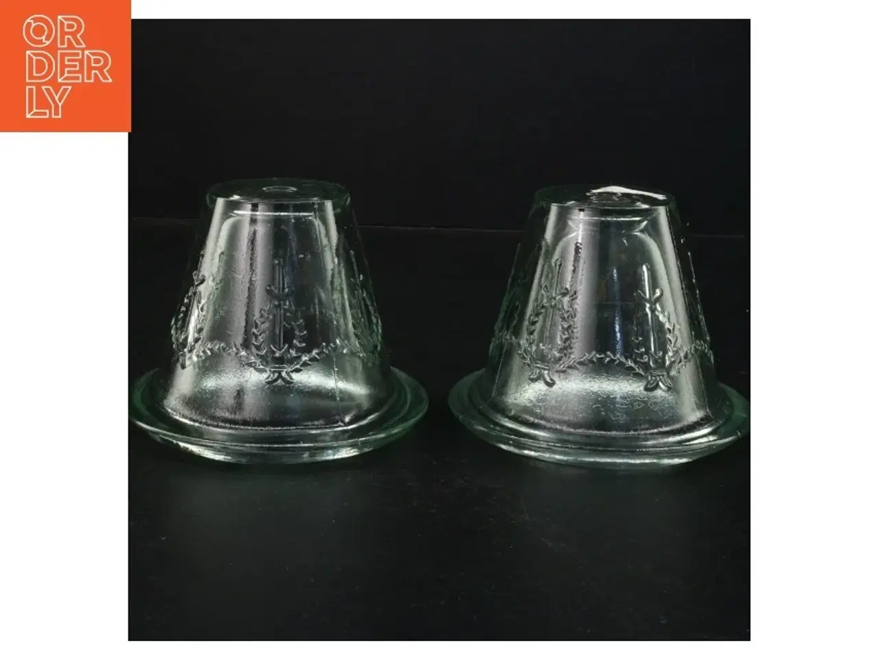 Billede 4 - Urtepotter, grønt glas (str. 9,5 x 12,5 cm)