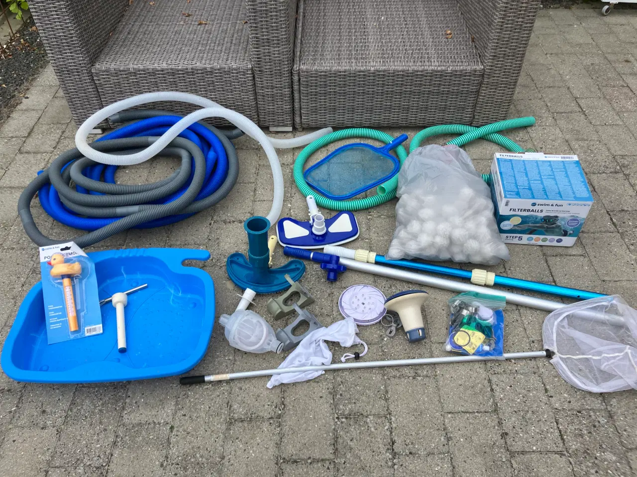 Billede 3 - Pool 1.2 x 4.6m stål helt ny