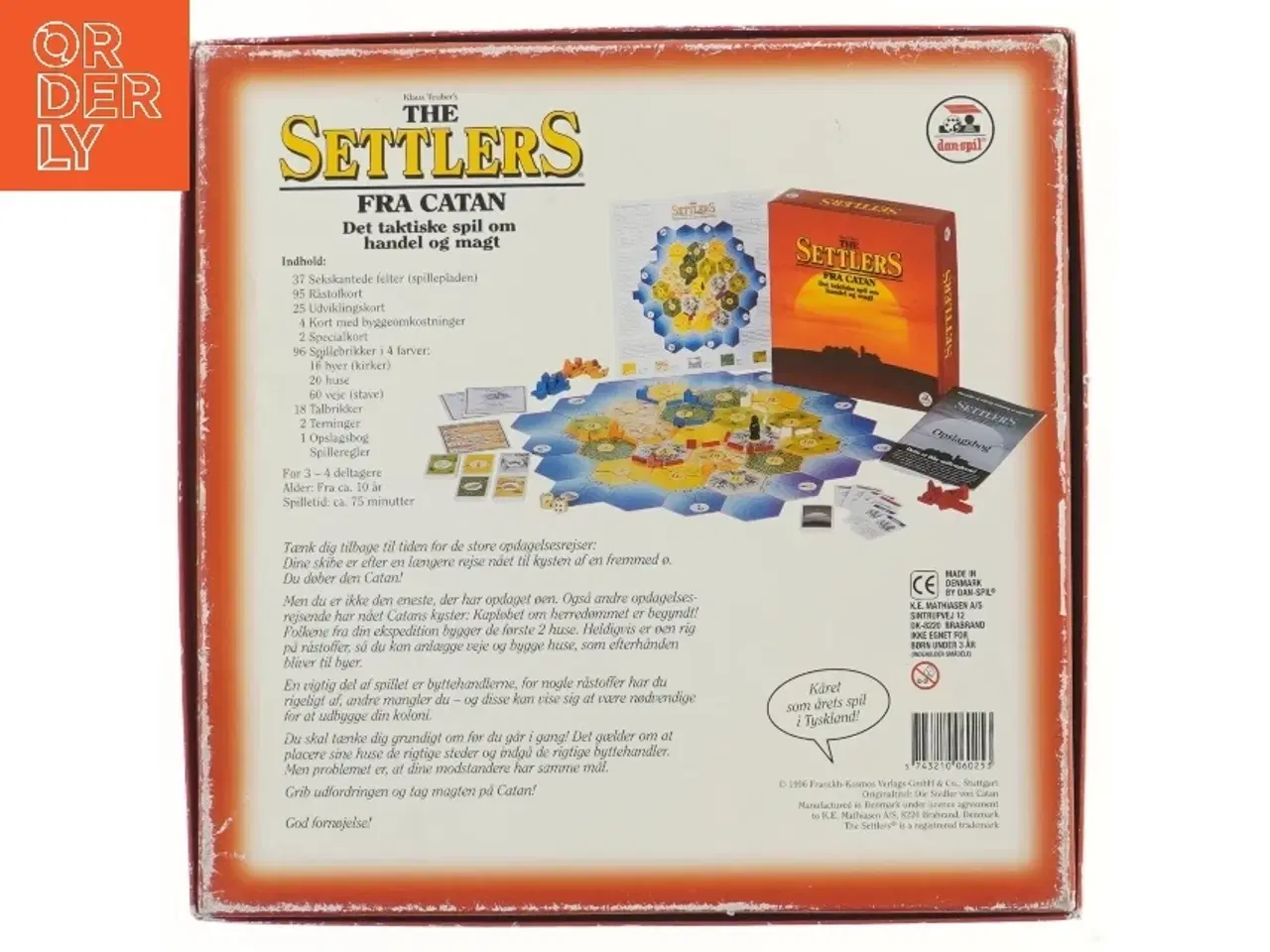 Billede 2 - The Settlers Fra Catan brætspil (str. 27x27 cm)