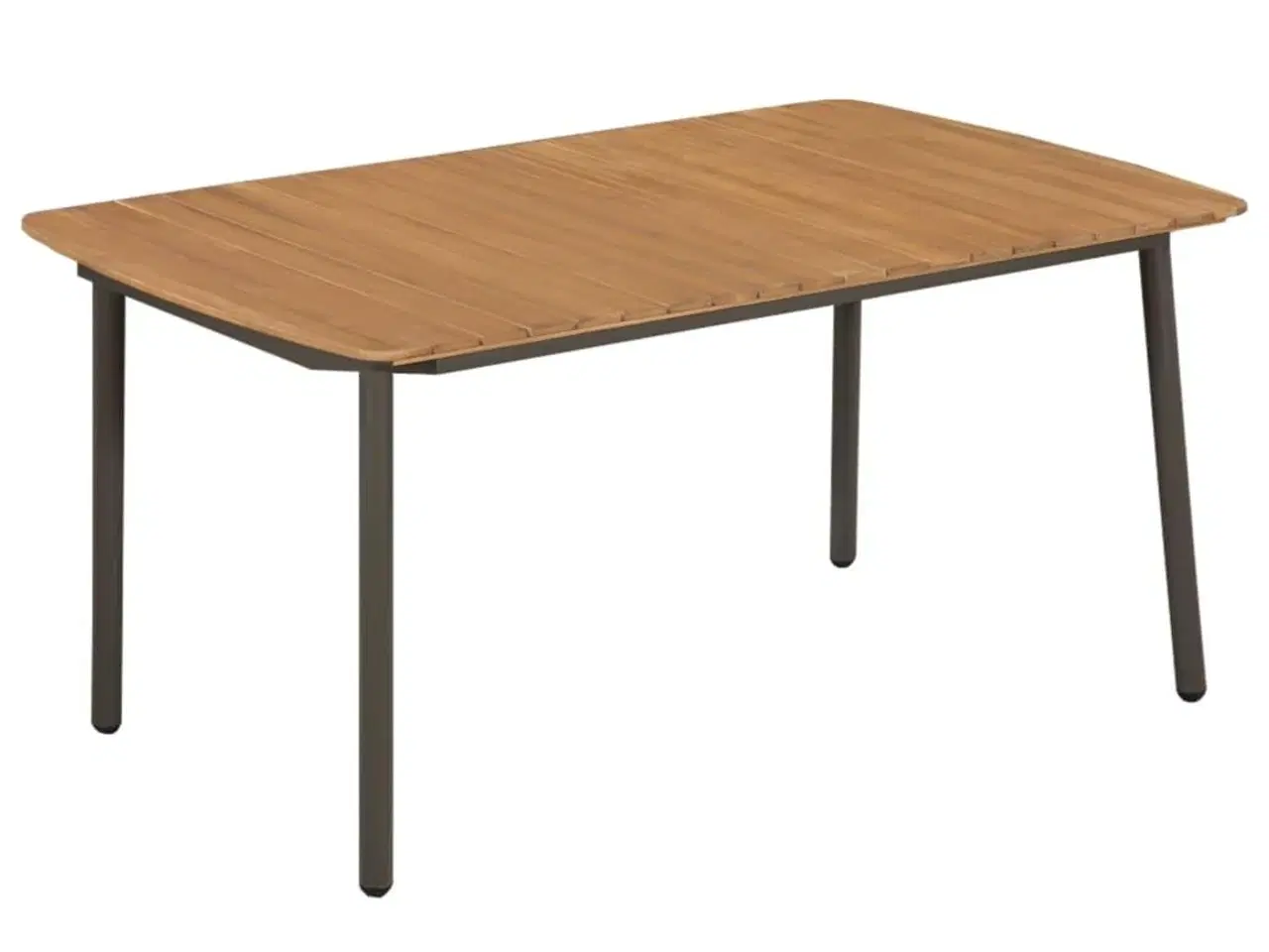 Billede 1 - Havebord massivt akacietræ og stål 150 x 90 x 72 cm