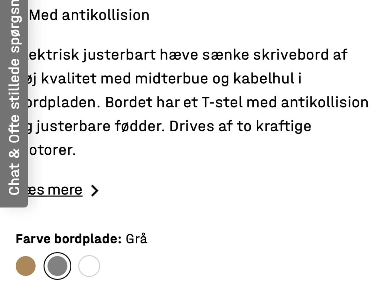 Billede 3 - Skrivebord hæve/sænk