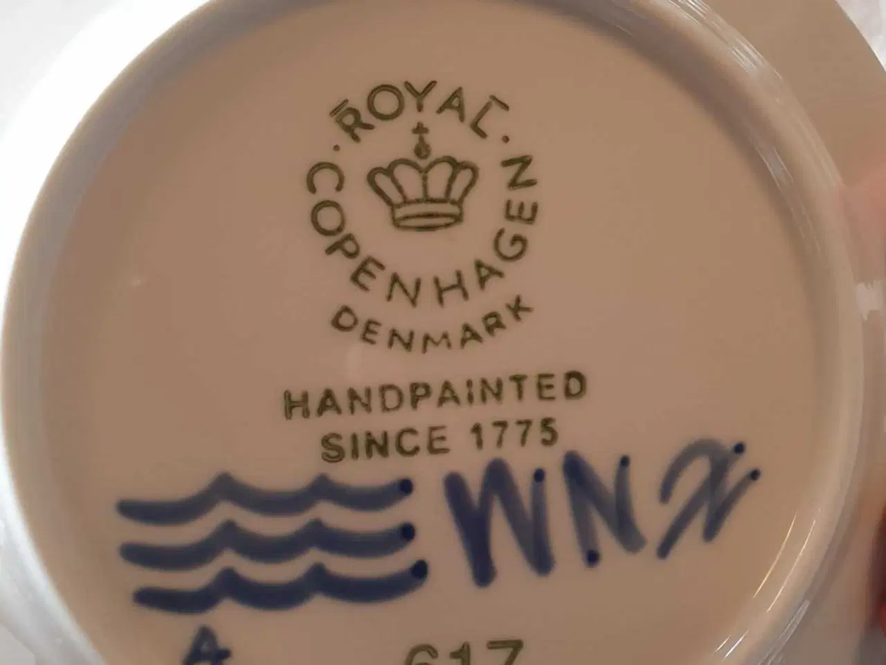 Billede 3 - 8 stk. Bla mega riflet kagetallerkener