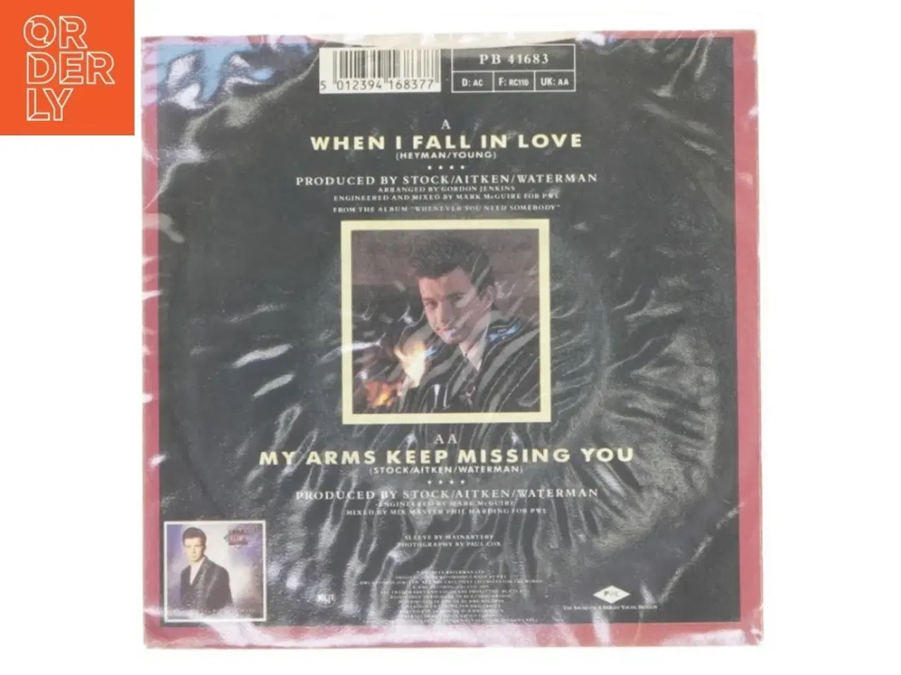 Billede 3 - Rick Astley single plade fra RCA