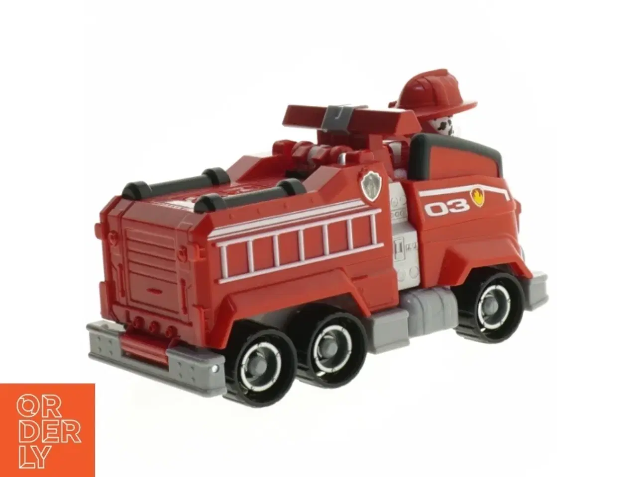 Billede 3 - Legetøjsbrandbil med figur fra Paw patrol (str. 19 x 10 cm)