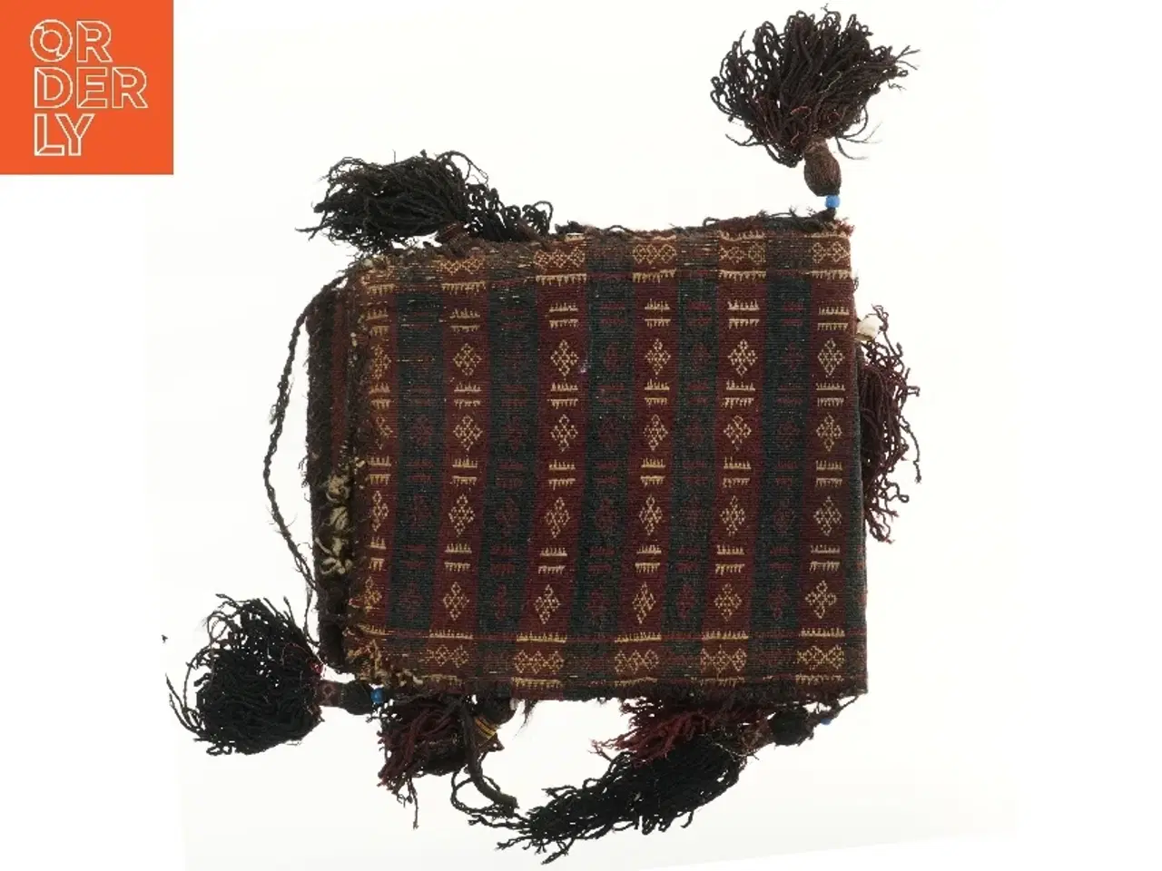 Billede 1 - Dekorative tekstiler med frynser (str. 2 stk 46x32,5 cm)