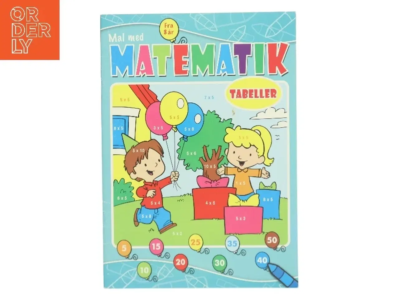 Billede 1 - Mal med matematik: tabeller af Ikke angivet (Bog)