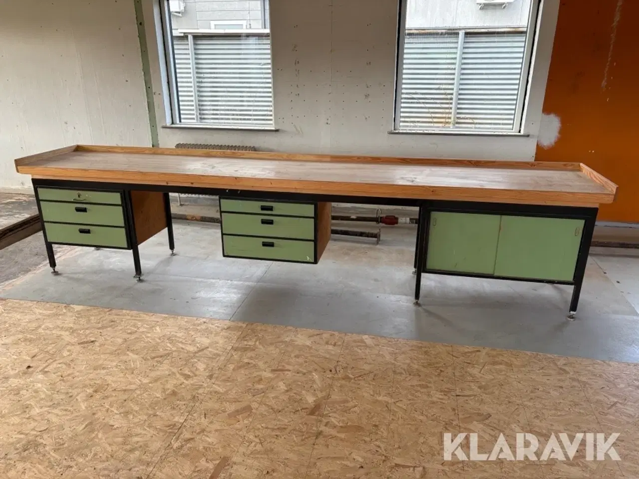 Billede 7 - Arbejdsbord med skuffemoduler