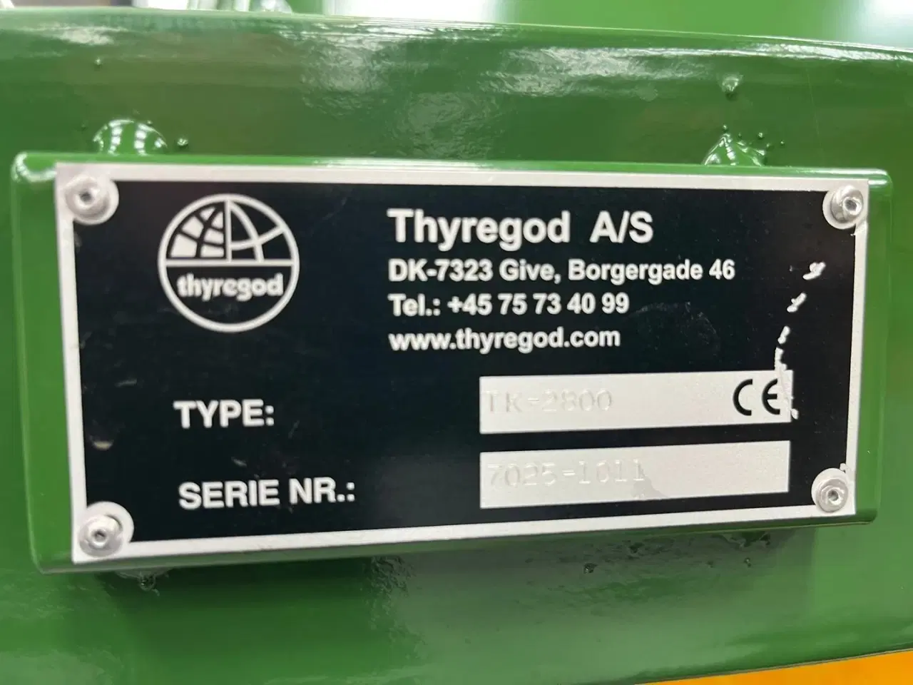 Billede 12 - Thyregod TK 2800 med nylon børster og hydraulisk sving. brede 2800 og feje brede 2500
