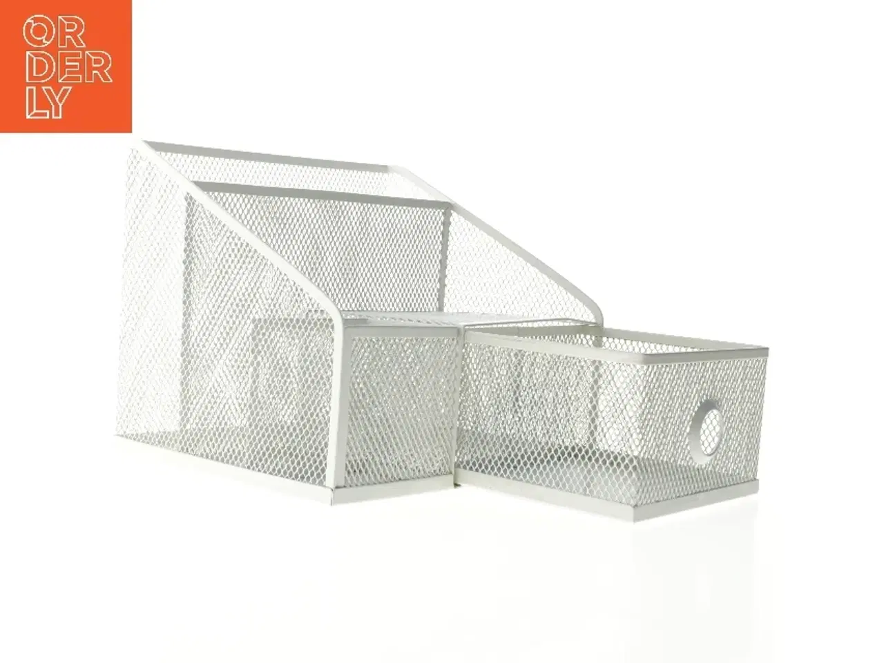 Billede 4 - Metalmesh skrivebordsorganisator (str. 26 x 21 cm)
