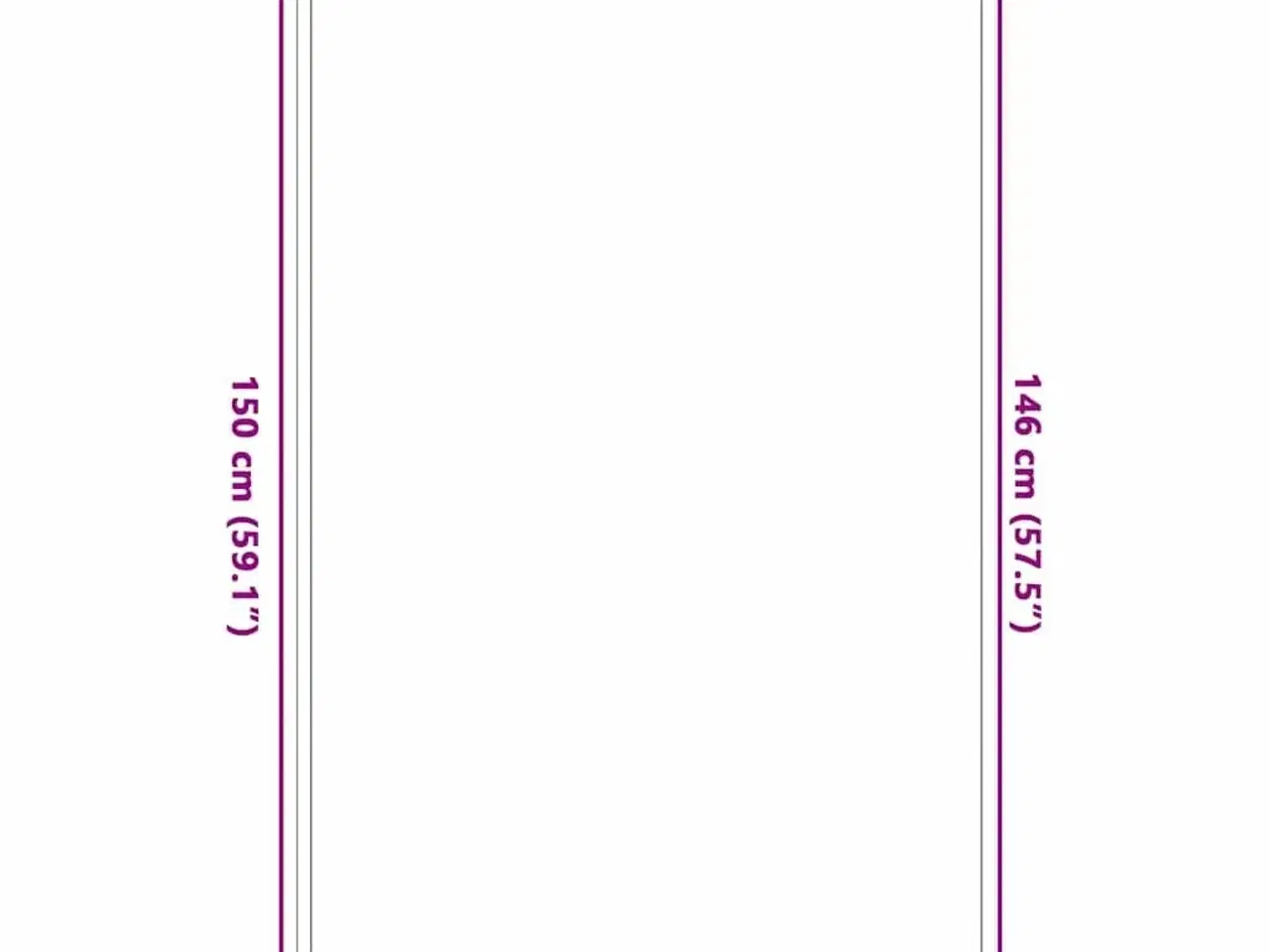 Billede 7 - Dørmåtte Sort 90x150 cm