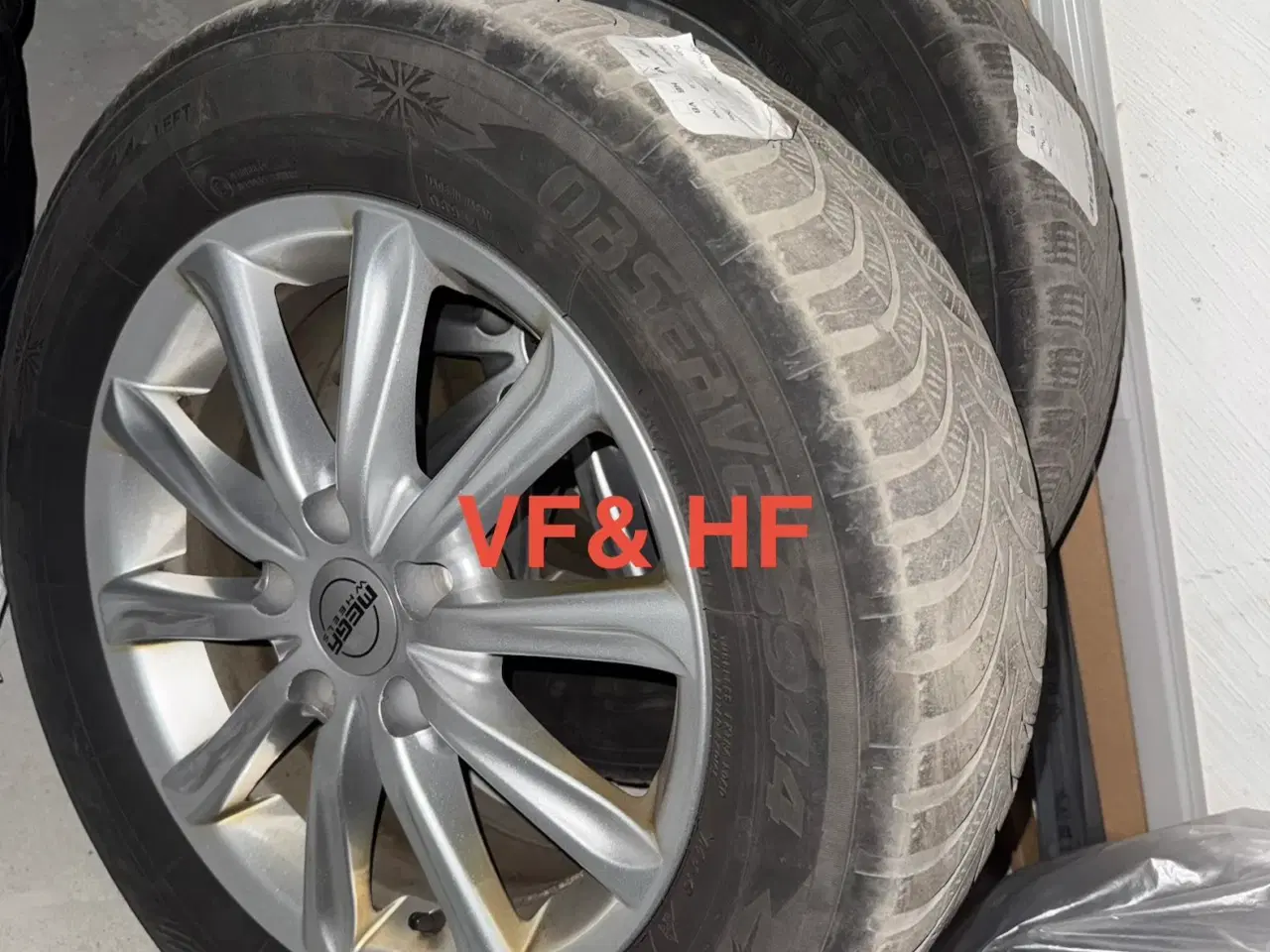 Billede 1 - 4 stk. vinterdæk på fælge