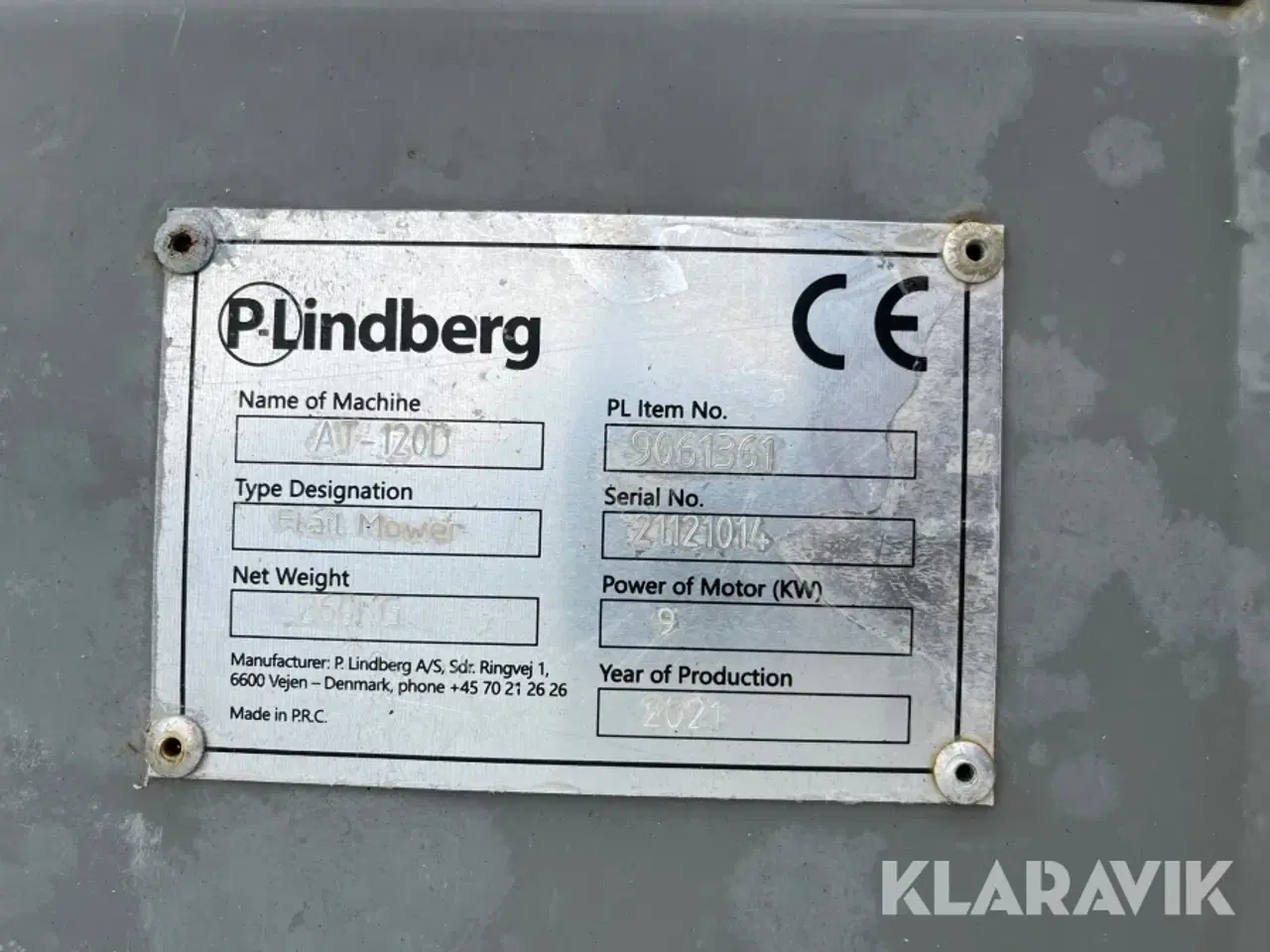 Billede 8 - Slagleklipper til ATV P.Lindberg AT-120D