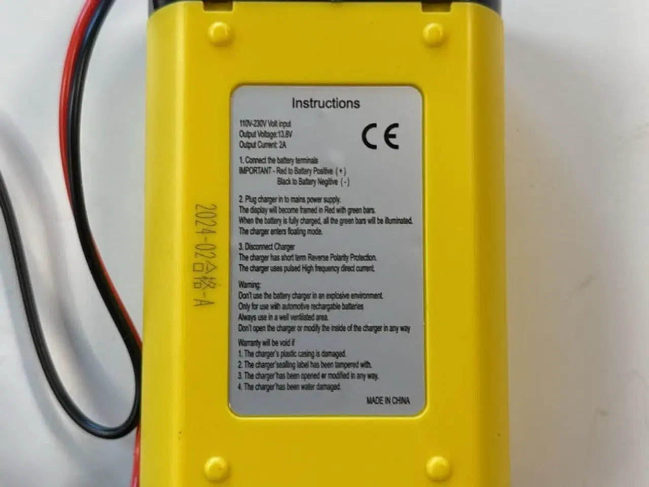 Billede 3 - Intelligent lader 2 amp til bil og mc