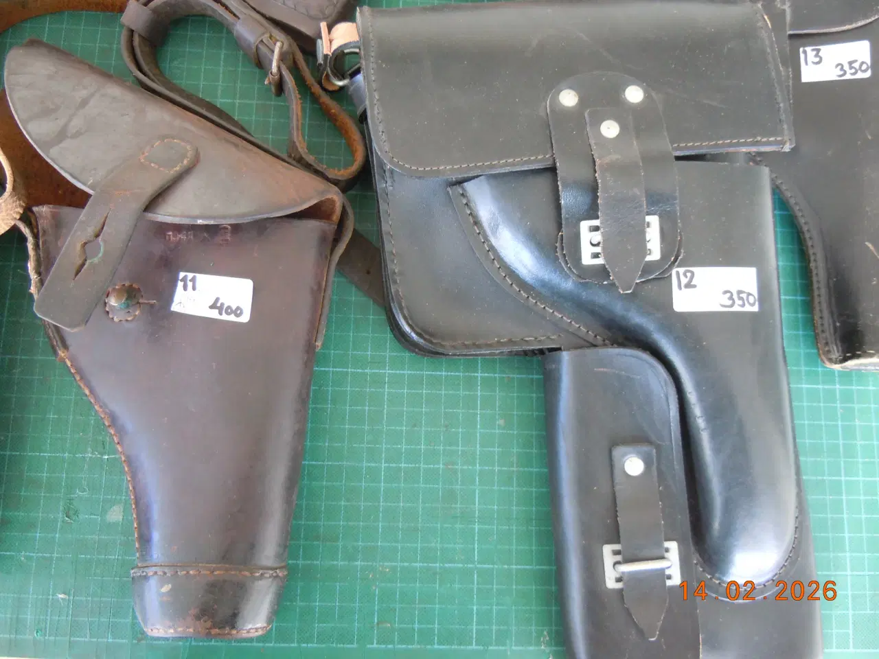 Billede 6 - Pistol og revolverhylstre, antikke+nyere. Fra 175