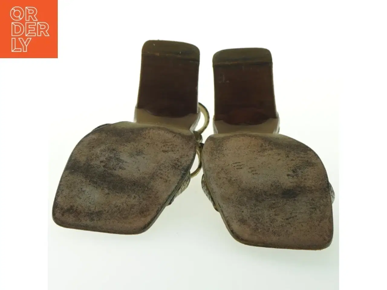 Billede 6 - Slangeskinds sandaler med hæl fra Gabor (str. 41 )