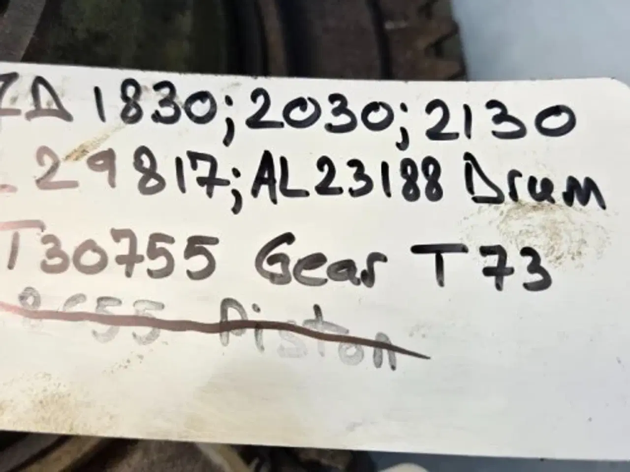 Billede 9 - John Deere 1830 Pto Kobling  AL29817